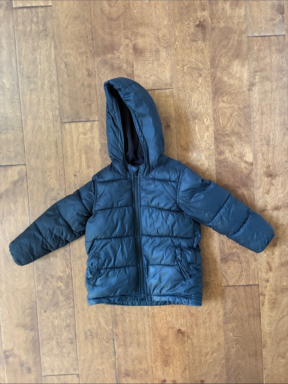 Old Navy Kids Hooded Puffer Jacket - Black